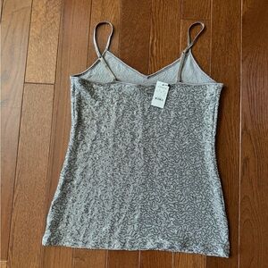 Express Shimmering Silver Camisole